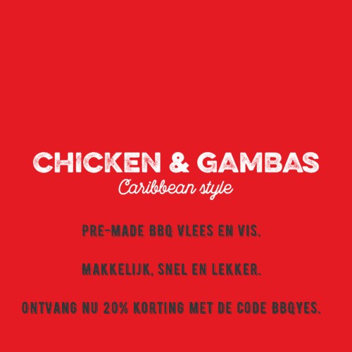 Klik hier voor de korting bij Chicken & Gambas