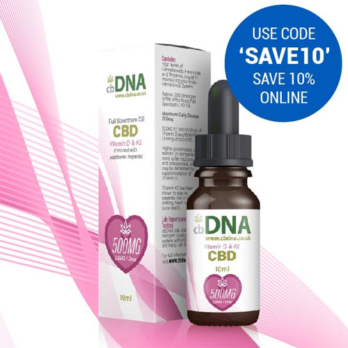 Klik hier voor de korting bij cbDNA - Premium CBD Oil suppliers