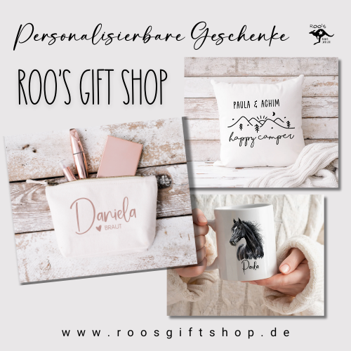 Klik hier voor de korting bij Roo s Gift Shop